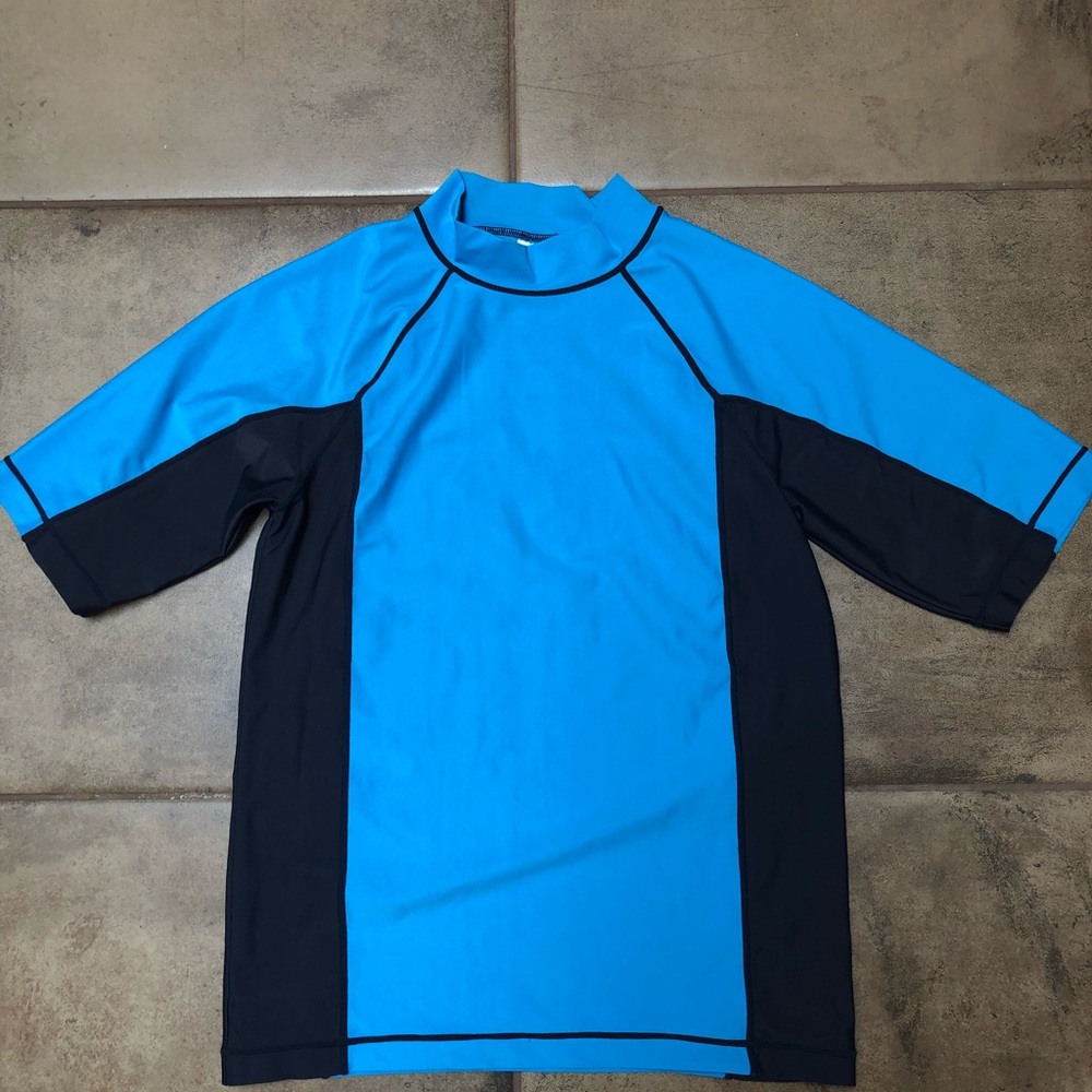 Blue sun shirt rash guard - Youth size XL 16-18